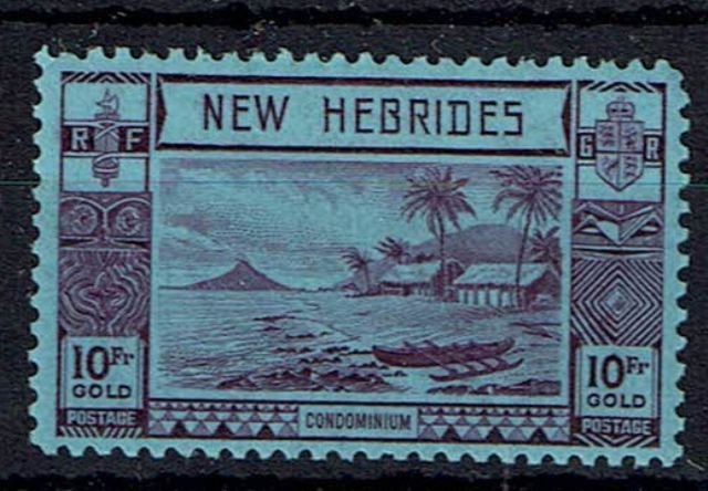 Image of New Hebrides/Vanuatu-English Issues SG 63 LMM British Commonwealth Stamp